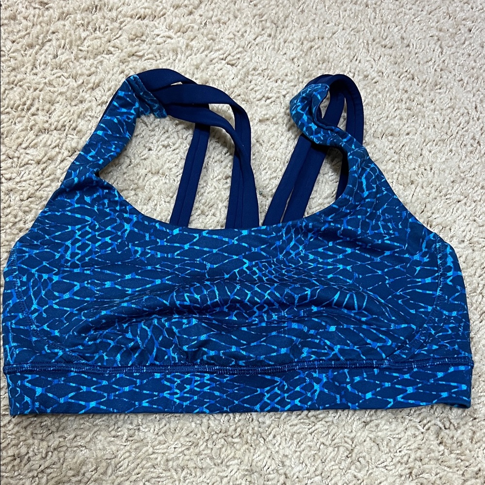 Lululemon strappy sports bra